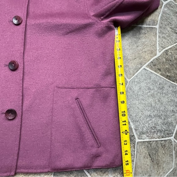 J. Jill Wool, Angora Rabbit Hair, & Nylon Blend Button Down Jacket - Picture 11 of 14